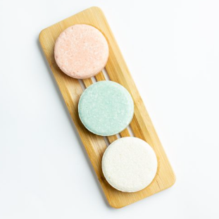 zeepplankje met 2 shampoobars