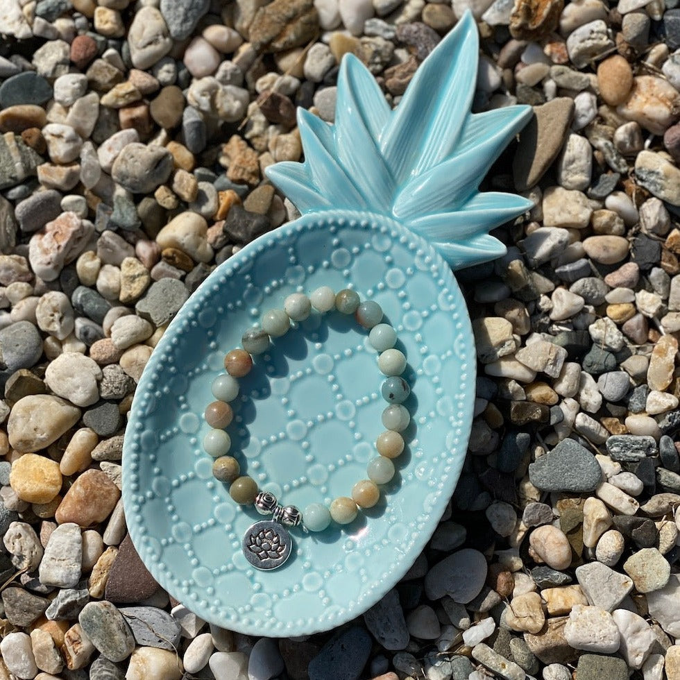 Armband met (half) edelstenen