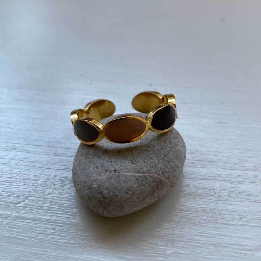 ring emaille ovaal
