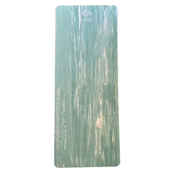 yogamat rubber marmer groen