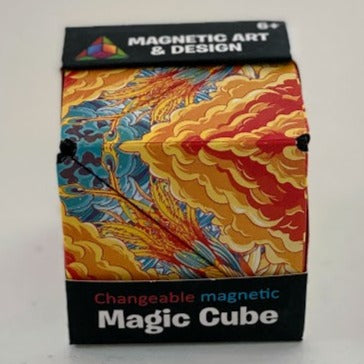 magische magnetische kubus oranje