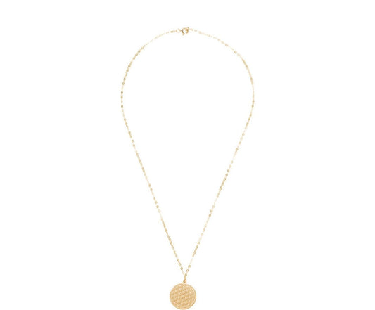 Vergulde ketting met mandala hanger