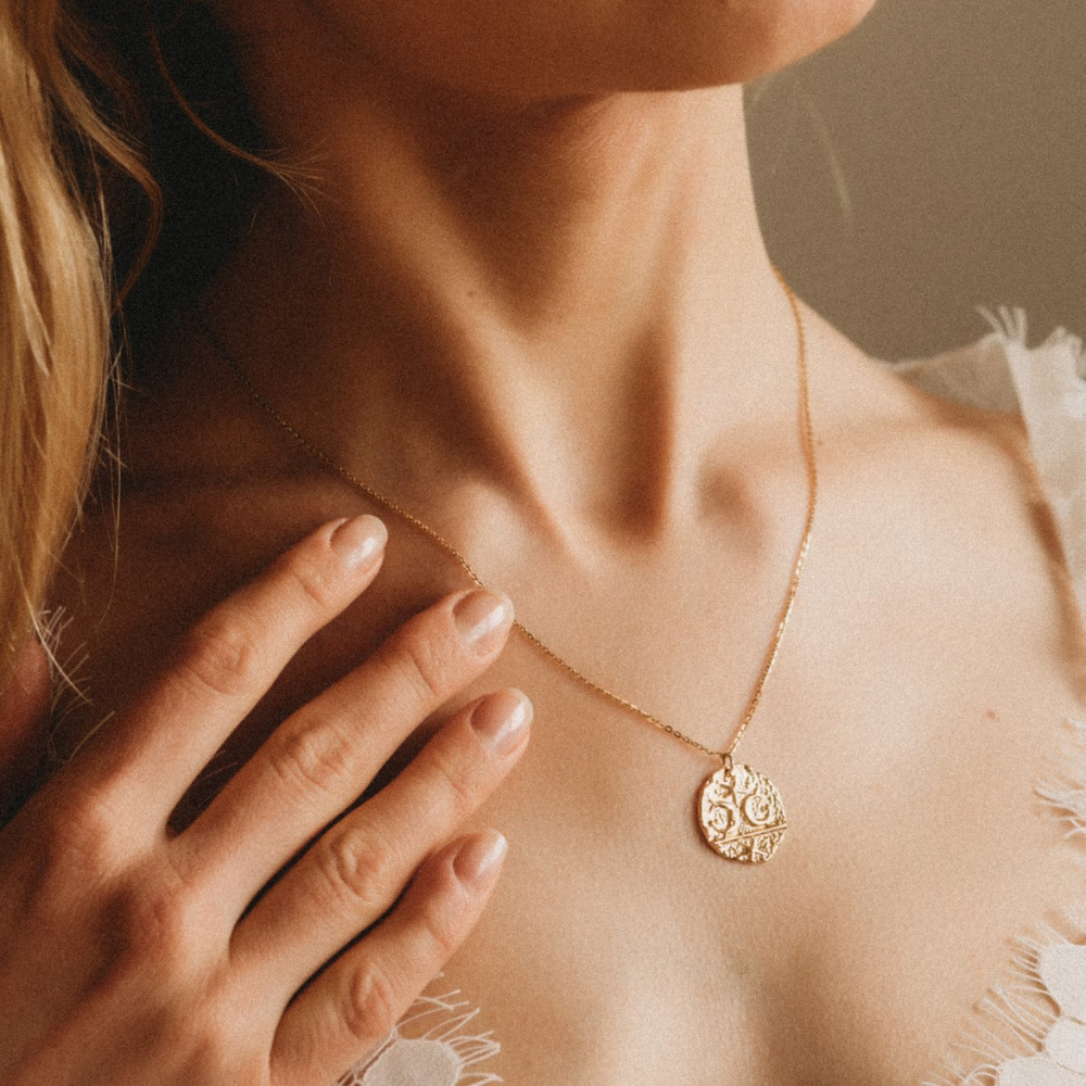 ketting goud moon goddess