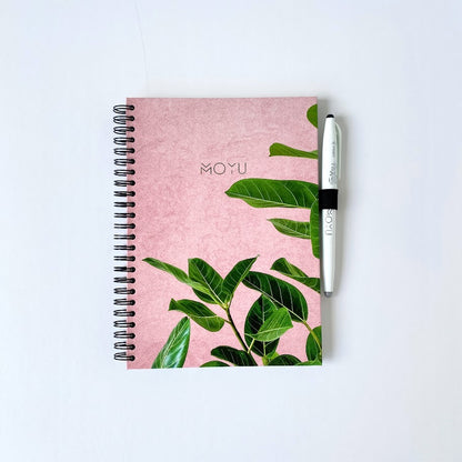 Moyu herbruikbaar notitieboek leaves