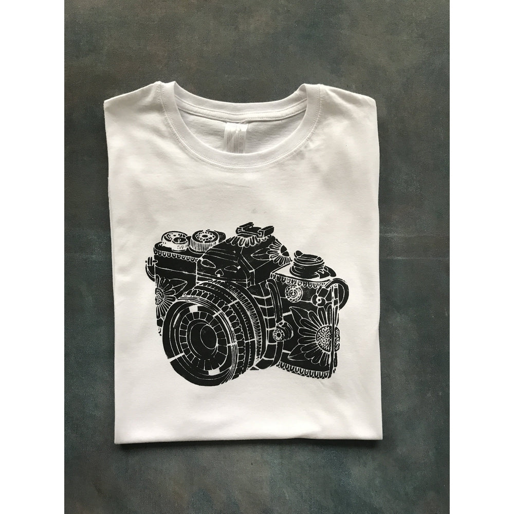 T-shirt camera print-T-Shirt-Het Spullenpakhuis