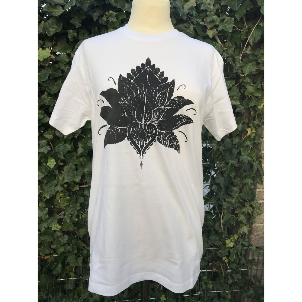 T-shirt Mandela lotus print-T-Shirt-Het Spullenpakhuis
