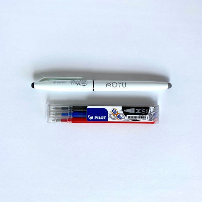 Moyu frixion pen met 3 penvullingen
