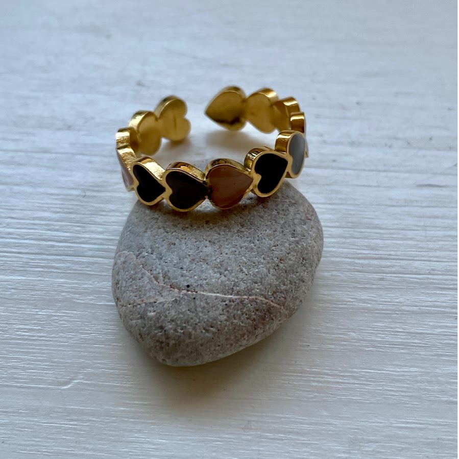 ring emaille hartje