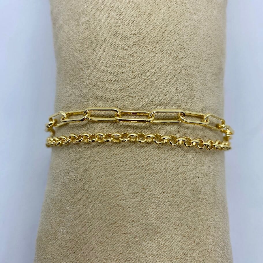 schakelarmband 2x smal/breed