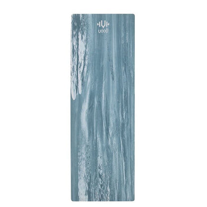 yogamat rubber blauw